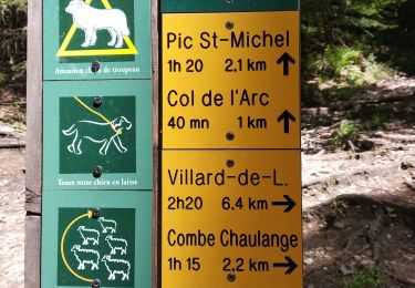Trail Walking Villard-de-Lans - Rocher de l'ours-col de l'arc depuis le parking de la conversaria - Photo
