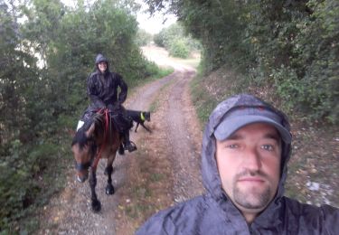Trail Horseback riding Saint-Germain-les-Paroisses - repérage st germain inimond cheval - Photo