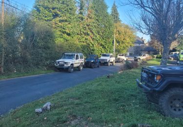 Tocht 4x4 Saint-Martial-de-Gimel - embourbé  - Photo