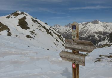 Randonnée Raquettes à neige Valdeblore - Col du Barn - Photo