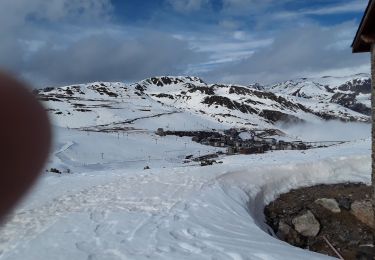 Tour Schneeschuhwandern Porta - Pas de la Case  côté France  variante  - Photo