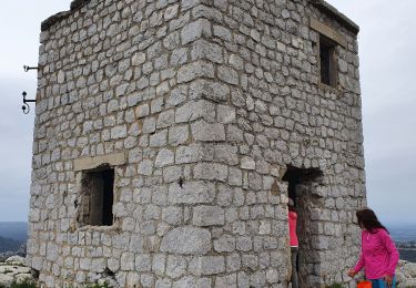 Randonnée Marche Aureille - la tour des Opies - Photo