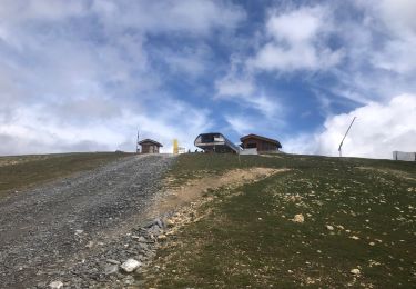 Randonnée Trail Tignes - Montée direct Tignes le lac - télésiège palafour - Photo