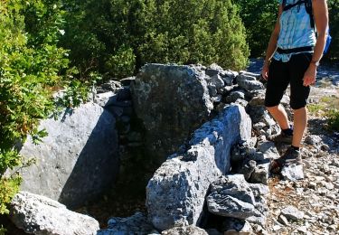 Randonnée Marche Cabris - Cabris, la pierre druidique, le dolmen et la croix de Cabris - Photo