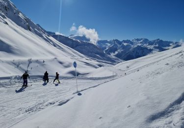 Tour Schneeschuhwandern La Plagne-Tarentaise - La Plagne Village, Col de la grande Forcle, Dou du Praz, La Bergerie, La Plagne Village. - Photo