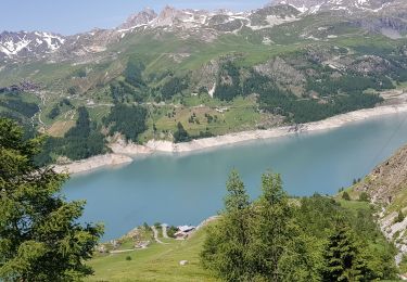 Tour Wandern Tignes - Tignes 1800 lac de la Sassièrre aller-retour - Photo