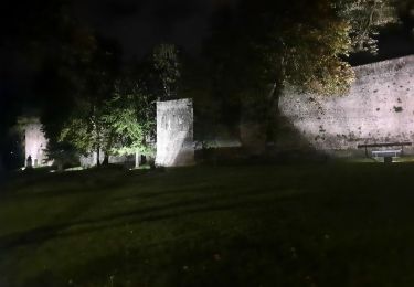 Randonnée Marche Boulogne-sur-Mer - Boulogne sur mer,  les remparts de nuit  - Photo