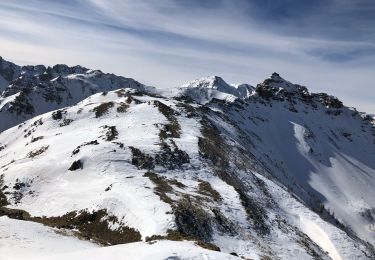 Tocht Sneeuwschoenen Saint-Dalmas-le-Selvage - Croix de Carlé en Hiver - Photo