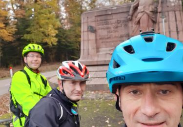 Tocht Mountainbike Lachapelle - VTT avec David et Joel au Col de la Chipotte 10/11/19 - Photo