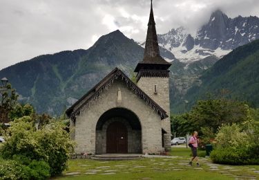 Tour Wandern Chamonix-Mont-Blanc - Gare de Chamonix au Praz de Chamonix  - Photo