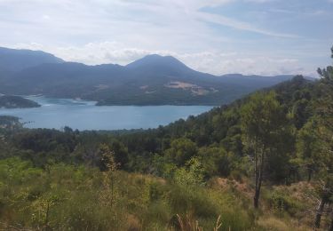 Trail Electric bike Allemagne-en-Provence - aller retour chez Adrien à Moustiers  - Photo