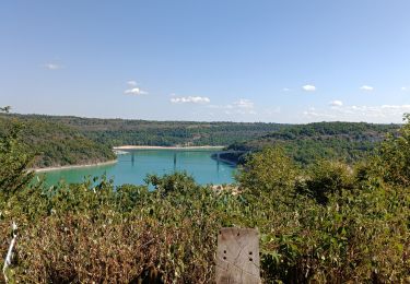 Trail Mountain bike La Tour-du-Meix - Jura - Lac de Vouglans - VTT - Photo