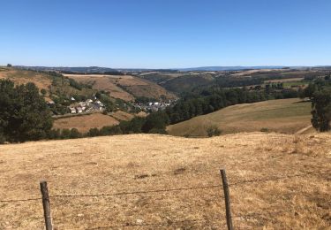 Trail Walking Chaudes-Aigues - Randonné CHAUDES-AIGUES /LESCURE - Photo