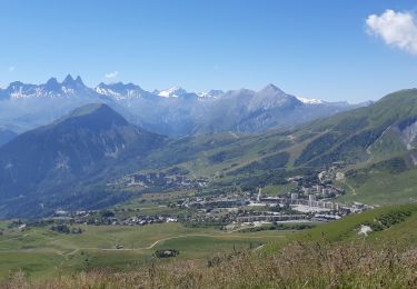 Excursión Marcha nórdica Fontcouverte-la-Toussuire - crêtes Toussuire Corbier - Photo