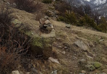 Tocht Stappen Uvernet-Fours - col de fourche  21.04.19 - Photo