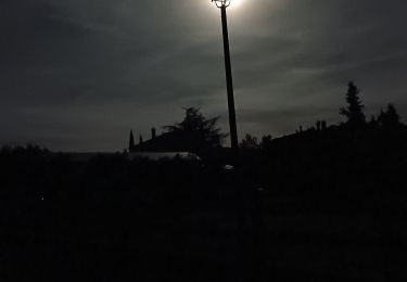 Percorso Marcia Villes-sur-Auzon - New balade nocturne sous la lune - Photo