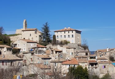 Tour Wandern Montfuron - Montfuron vers Villemus - Photo