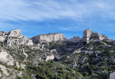 Randonnée Marche Marseille - Callelongue - Pas de la demi-lune - Grotte St Michel d'eau douce - Photo