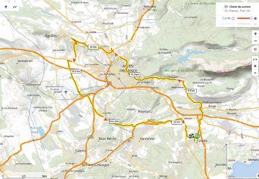 Trail Road bike Fuveau - Eguilles D+830m - Photo