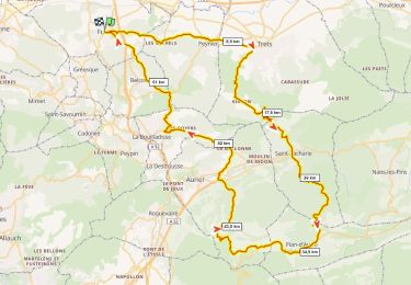 Trail Road bike Fuveau - Plan d'Aups 1370m+ - Photo