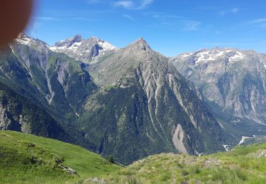 Trail Walking Les Deux Alpes - Le Perron descente - Photo