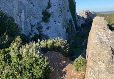 Tour Wandern Mouriès - Les Caisses de Jeanjean(5K 90D+) V5 retour Golf - Photo