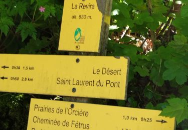 Trail Walking Saint-Laurent-du-Pont - Rocher de Pertuis  - Photo