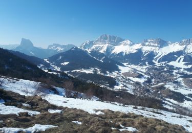 Randonnée Raquettes à neige Gresse-en-Vercors - Pas du Serpaton en circuit - Photo