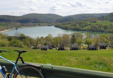 Trail Mountain bike Lissac-sur-Couze - lac du causse, circuit 5 puis vierge, et retour par le 11 - Photo