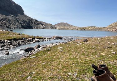 Trail Walking Vaujany - 1er 2000 m sabot aiguillettes couard lac fare 2800  Vaujany La villette - Photo
