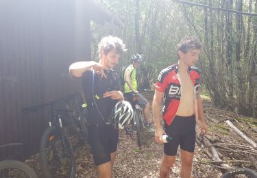 Percorso Mountainbike Espagnac - 20190812 sortie montées et descentes  - Photo