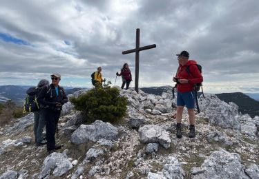 Randonnée Marche Séranon - Seranon Sommet du Bauroux Caille La Mouliere La clue trace réelle - Photo