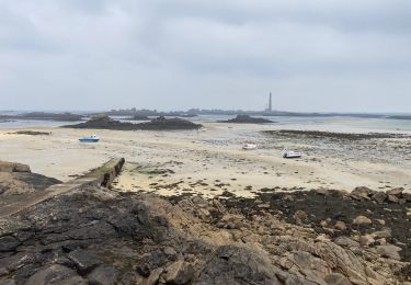 Trail Walking Plouguerneau - De la grève blanche à Gervenny plage - Photo