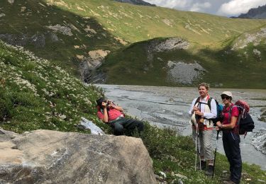 Randonnée Marche Champagny-en-Vanoise - Le lac de la gliere  - Photo