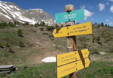 Tocht Stappen Vars - Col de Vats - Photo