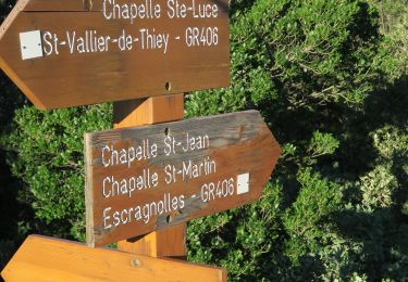 Trail Walking Saint-Vallier-de-Thiey - 2)_Baou_Mourine_par_Arche_du__Saint-Vall - Photo