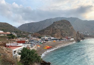 Percorso Marcia Cartagena - El Portus camping à village retour par plage et rambla - Photo