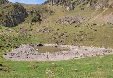 Tocht Stappen Ancizan - ancien lac arou - Photo