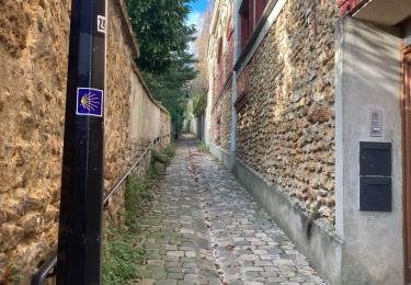 Tocht Stappen Parijs - Première étape  Montparnasse ,tour Saint-Chaque cage fini - Photo