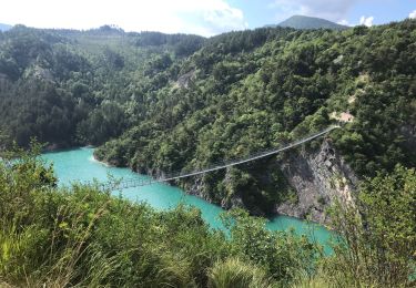 Tour Wandern Treffort - Passerelle Monteynard  - Photo