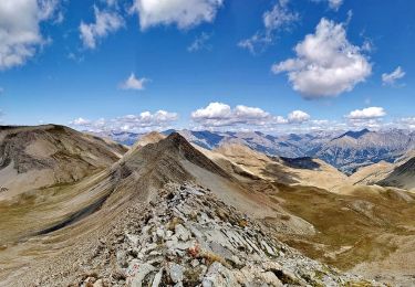 Randonnée Marche Jausiers - Lac des terres pleines et Arrête Rocher Tête de Clapouse - Photo