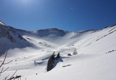 Tocht Ski randonnée Méolans-Revel - (Presque) Col La Pierre  - Photo