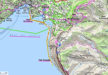 Trail Canoe - kayak Cassis - Cap Canaille depuis Cassis - Photo