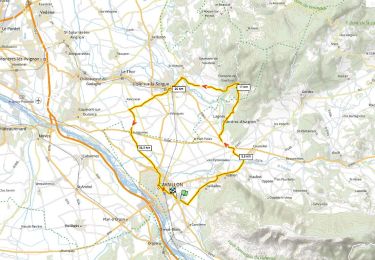 Trail Road bike Cavaillon - Fontaine de Vaucluse D+335m - Photo