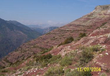 Randonnée A pied Beuil - Corniches du Cians - Photo