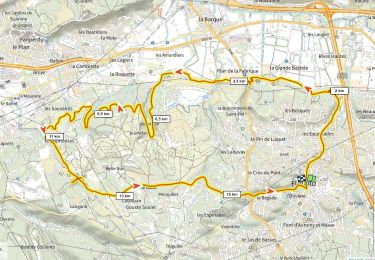 Trail Walking Fuveau - Canal par le chemin de fer - Photo