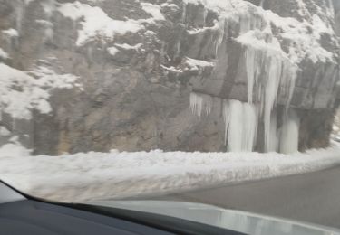 Tocht Sneeuwschoenen Lans-en-Vercors - départ les barnes Lans - Photo