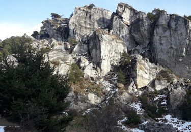 Tocht Stappen Aussois - Aussois Le monolite Sardieres - Photo