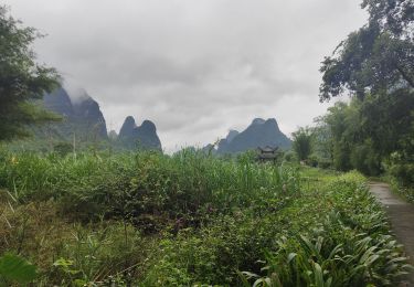 Percorso Marcia  - Randonnée le long de la rivière Yulong - Photo