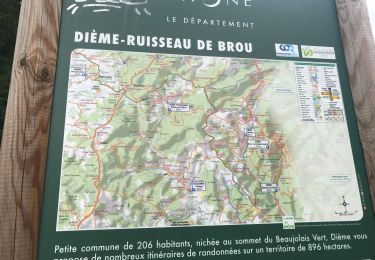 Randonnée Marche Dième - Dième : Le ruisseau de Brou (9 km - D. 365 m) - Photo